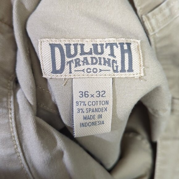 Duluth Pants Men's 36x32 Fits 36x30 Desert Khaki Flex Fire Hose Relaxed 5 Pocket - Picture 10 of 12
